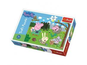 Peppa malac: Az erdő felfedezése puzzle 30db-os - Trefl