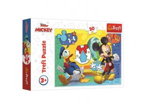 Mickey egér és Donald kacsa 30 db-os puzzle - Trefl