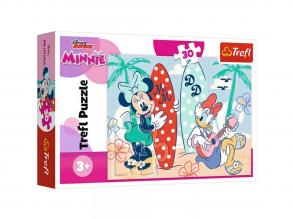 Disney szereplok a tengerparton 30 db-os puzzle - Trefl