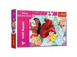 Disney hercegnők varázslatos világa 30 db-os puzzle - Trefl