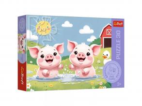Boldog vidéki élet 30 db-os puzzle  Trefl