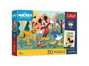 Mickey egér és barátai 30db-os prémium puzzle - Trefl