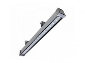 LED fényvető , ipari , lineáris , falmosó , 18 Watt , természetes fehér , 5000K , szürke , IP67