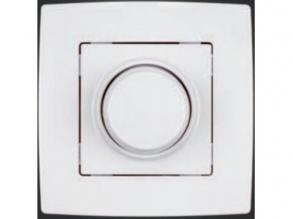 Fali kapcsoló , dimmer , 230V AC , 3-300 Watt , fehér színű