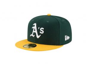 Kapa Oakath New Era unisex zöld/sárga színű baseball sapka