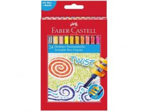 Faber-Castell: Twist zsírkréta szett 24db-os