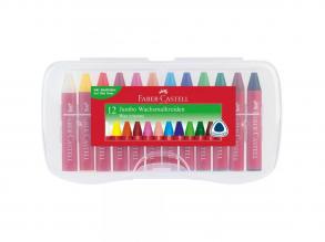Faber-Castell: Triangular Jumbo zsírkréta 12db-os szett
