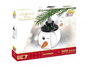 COBI: Karácsonyfadísz hóember építőjáték (20012)
