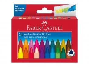 Faber-Castell: Triangular Jumbo zsírkréta 24db-os szett