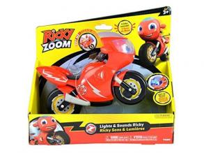 Tomy: Ricky Zoom motorkerékpár fénnyel és hanggal 18cm