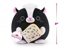 ZURU Snackles Core Fleur kerek plüss, 20 cm