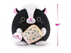 ZURU Snackles Core Fleur kerek plüss, 30 cm