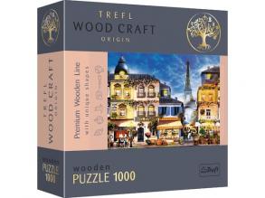 Wood Craft: Francia sikátor 1000db-os prémium fa puzzle - Trefl