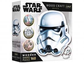Wood Craft: Star Wars - Rohamosztagos katona sisak 160 db-os prémium fa puzzle - Trefl