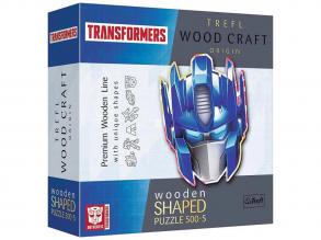 Wood Craft: Transformers Optimus Prime 500+5 db-os prémium fa puzzle - Trefl