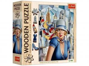 Catherine Abel: Summer in the City 200 db-os fa puzzle - Trefl