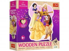 Disney hercegnők 50 db-os fa puzzle - Trefl