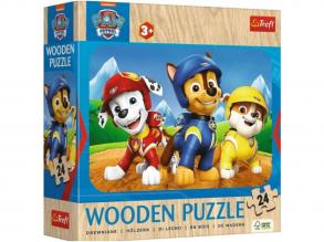 Mancs orjárat 24db-os fa puzzle - Trefl