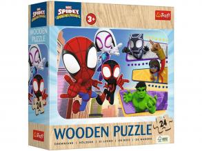 Spidey és csodálatos barátai 24db-os fa puzzle - Trefl