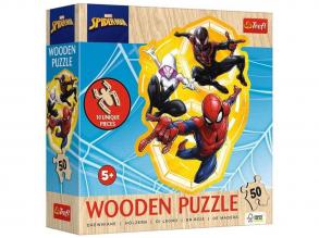 Pókember akcióban 50db-os fa puzzle - Trefl