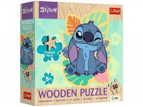 Stitch trópusi kalandja 50db-os fa puzzle - Trefl