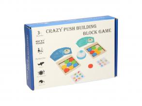 Fa korong puzzle társasjáték csengővel