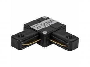 Track light sín adapter , 1 fázisú , 2 pólusú , L típus , fekete , Elmark