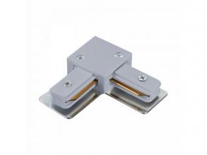 Track light sín adapter , 1 fázisú , 2 pólusú , L típus , szürke