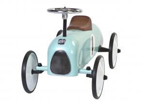 Retró lábbal hajtós ráülős autó Colin