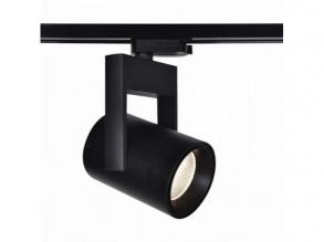 Sínes LED lámpa , track light , 1 fázisú , 2 pólusú , 35 Watt , 38° , meleg fehér , fekete , Elmark
