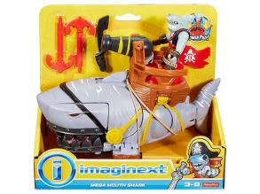 Fisher-Price: Imaginext Mega Mouth Shark kalózos játékszett - Mattel