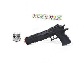 Játék maroklőfegyver jelvénnyel