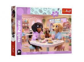 Tacskók egy kávézóban 300 db-os puzzle - Trefl