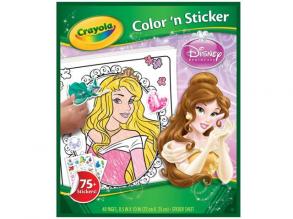 Disney Hercegnők: Kifestő matricával - Crayola