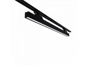 Sínes LED lámpa , track light , lineáris , 1 fázisú , 2 pólusú , 48 Watt , 112 cm , CCT , fekete , Elmark , K30