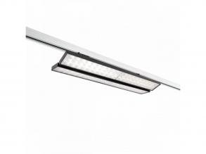 Sínes LED lámpa , track light , billenthető , 3 fázisú , 4 pólusú , 50 Watt , 58 cm , természetes fehér , fekete , Elmark , TL20