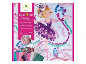 Sycomore Stick'N Fun Balerina hercegnők mozaikkép készítő szett