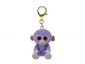 Mini Boos clip műanyag figura Grapes - lila majom