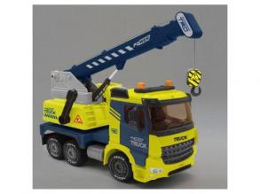 Power Truck emelődarus teherautó fénnyel és hanggal 40cm