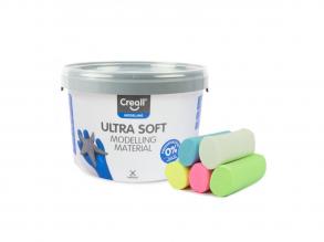 Creall Ultra Soft modellező gyurma - 1100 g - pasztell