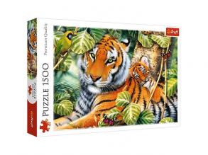 Két tigris 1500db-os puzzle - Trefl