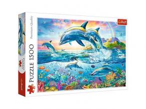 Delfin család 1500 db-os puzzle - Trefl