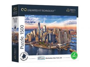 Manhattan, New York 1500db-os puzzle - Trefl