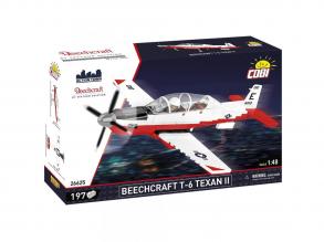COBI: Beechcraft T-6 Texan II piros-fehér építőjáték (26625)