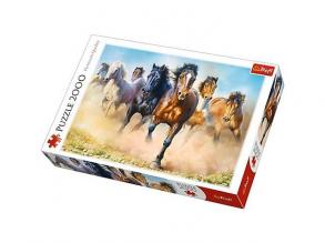 Galoppozó lovak 2000db-os puzzle - Trefl