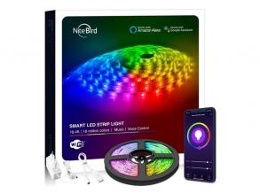 NITEBIRD SL3 Smart Wi-Fi-s RGB LED szalag 10m, zene és APP vezérlés