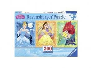 Disney hercegnők csodaszép 200 darabos panoráma puzzle