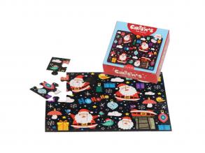 Mini karácsonyi puzzle - 24 darabos