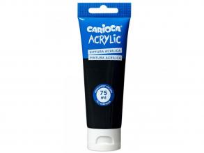 Acrylic 75ml-s akril festék fekete színben - Carioca