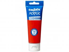 Acrylic 75ml-s akril festék piros színben - Carioca
